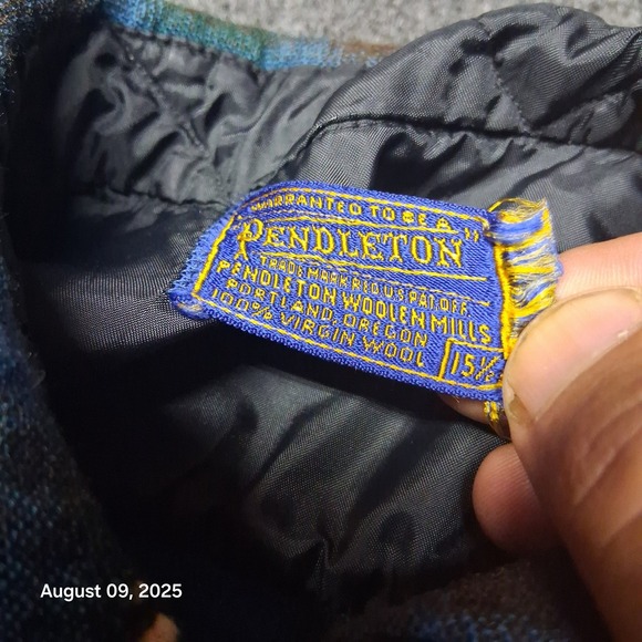 Vintage Pendleton Wool Flannel Mackenzie Tartan Button Up Shirt Men Size 15 1/2 - Picture 5 of 9